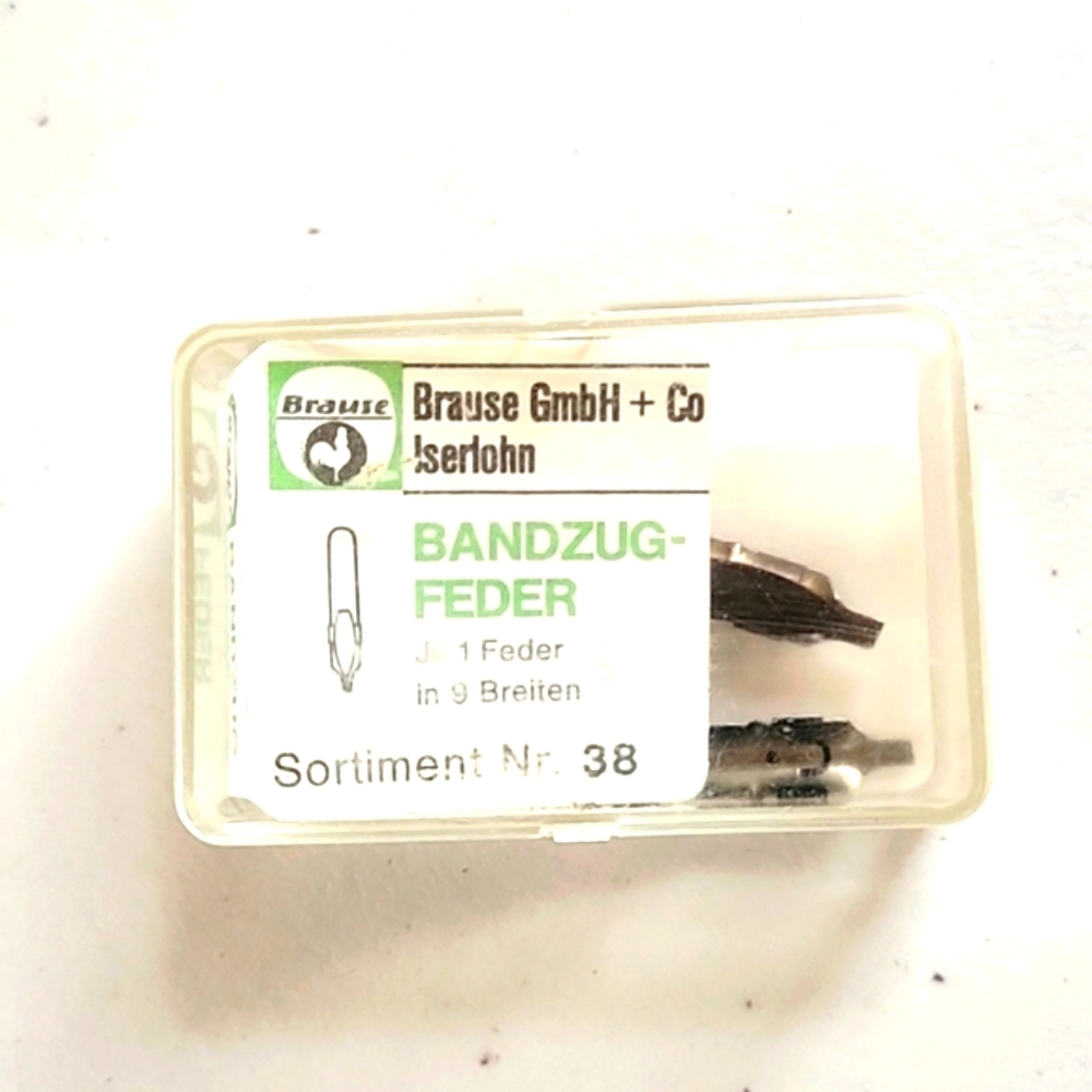 Brause GmbH Vintage Box of Pen Nibs - West Germany